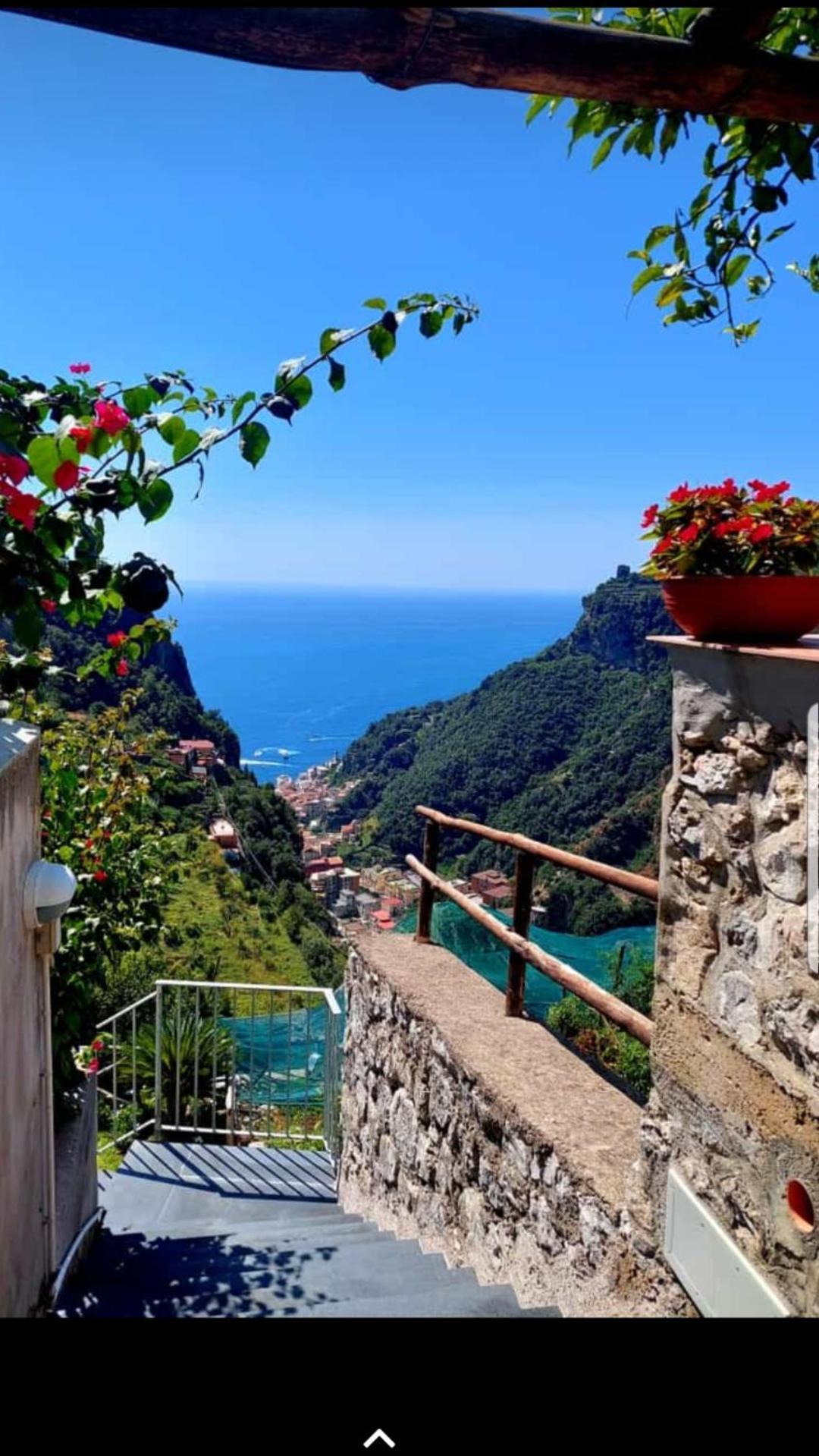 Villa Amalfi Sky View Scala Esterno foto